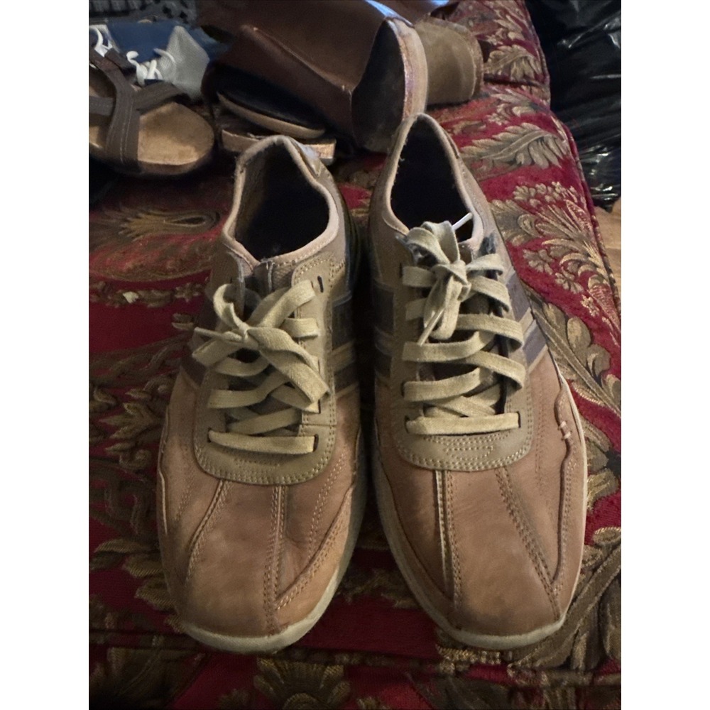 Skechers Mens Skech-Air Tan Brown Casual Oxford Lace Up Walking 65055 Size 9.5
